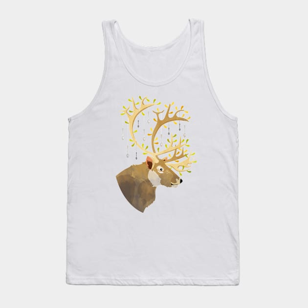 Spoonie Deer Tank Top by yourachingart